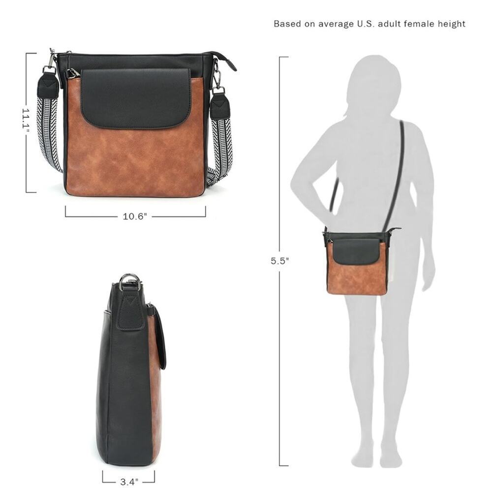 Crossbody Purses for Women, Multi Pocket Anti Theft Bags for Travel Adjustable - Picture 5 of 6